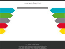 Tablet Screenshot of myaarrpmedicare.com